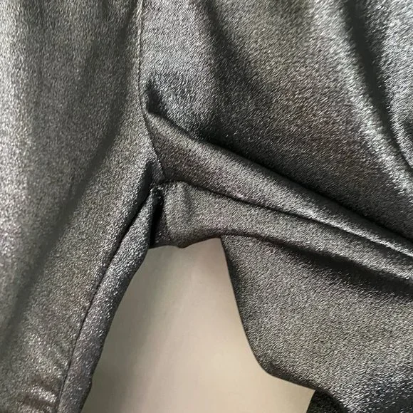 House of CB Jas Silver Kick Flare Trouser - Picture 7 of 14